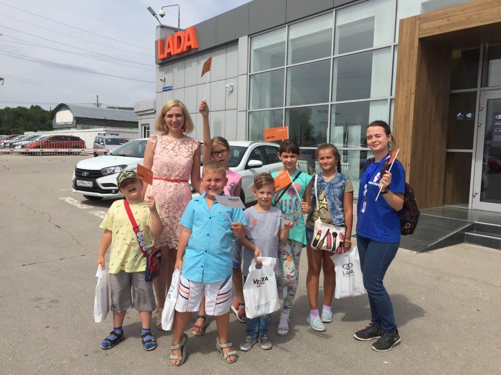 Кидспейс в гостях у LADA! «Автоцентр на Заводском» принимает дорогих гостей!